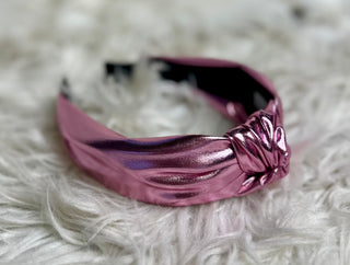 Leather Knot Headband-Two colors