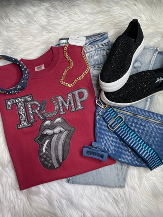 Rhinestone Trump Tee