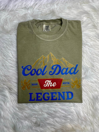 Cool Dad The Legend Graphic Tee