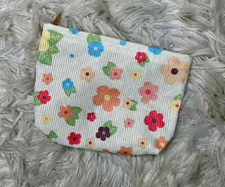 Multi Color Daisy Cosmetic Bag