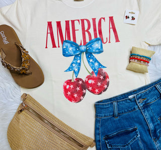 American Cherry Star Tee