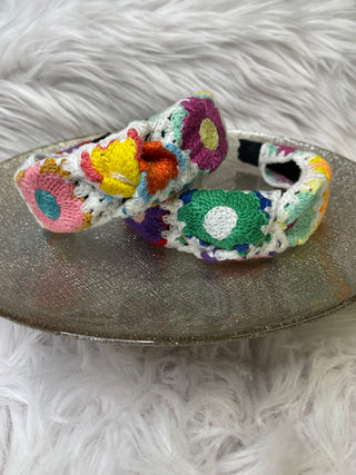 Crochet Flower Headband