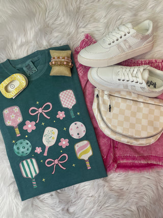 Pickle Ball Flower Tee