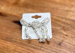 Pearl Bows Earrings