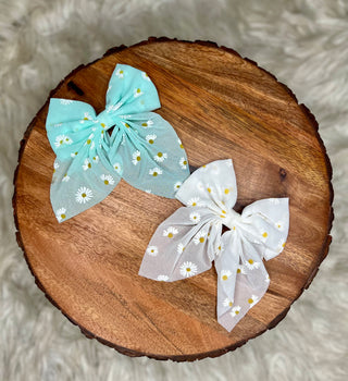 Small Daisy Bow- Multiple Colors