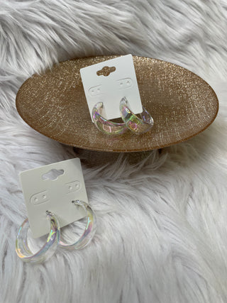 Clear Rainbow Hoops
