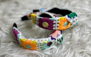 Multi Color Crochet Headband