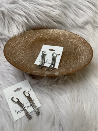 Silver Tassel Earrings