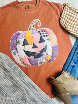 Patchwork Pumpkin Tee