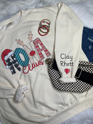 Christmas Name Claus Crewneck