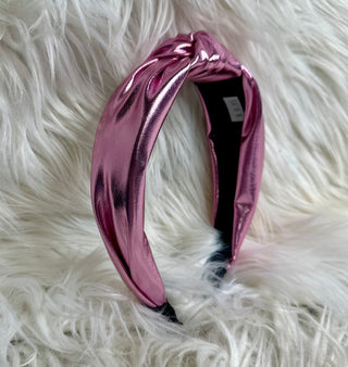 Leather Knot Headband-Two colors
