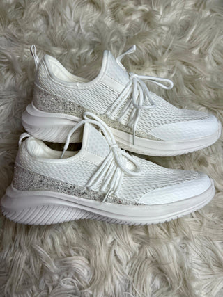 Soft Serve White Glitter Sneaker