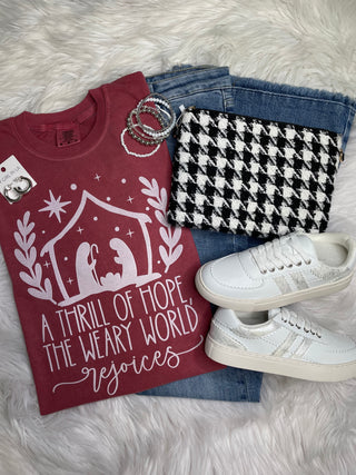 A Thrill of Hope the Weary World Rejoices Tee