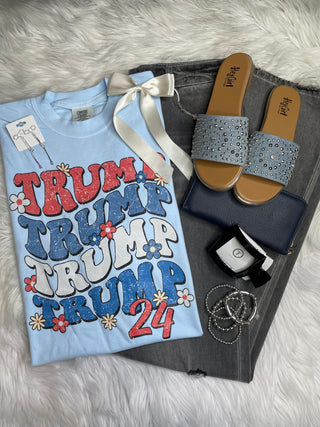 Trump Floral Tee