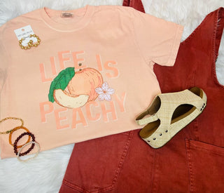 Life Is Peachy Tee