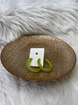Large Green Hoops
