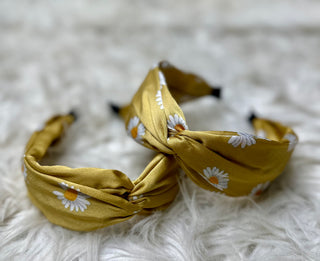 Golden Daisy Headband