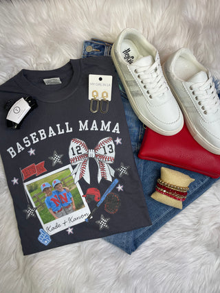Baseball Mama Custom Tee