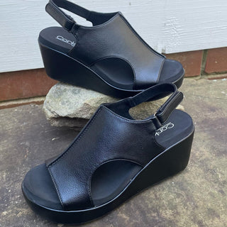 Carley Black All Wedges