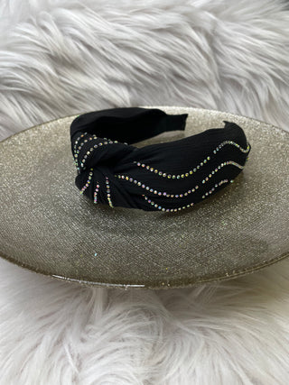 Black Sparkle Headband