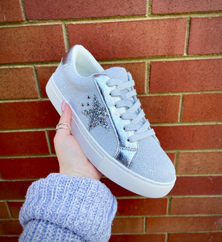 Supernova Silver Shimmer Sneaker