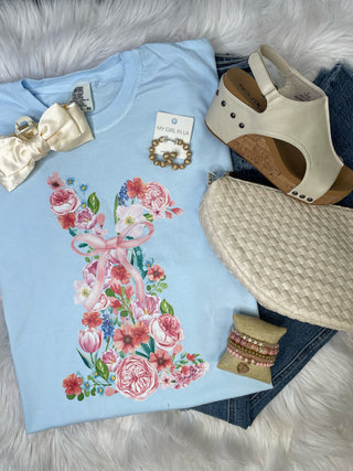 Floral Bunny Tee