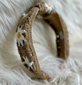 Daisy Crochet Headband