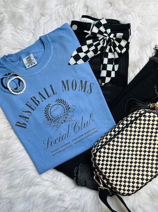Baseball Moms Social Club Tee