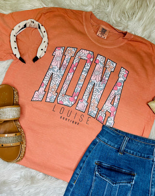 Nona Summer Floral Fun Tee