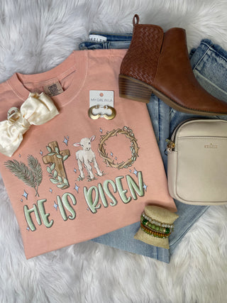 He Is Risen Tee