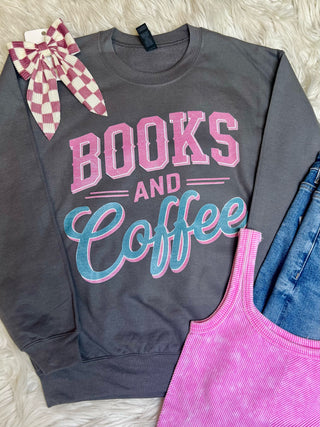 Books and Coffee Crewneck