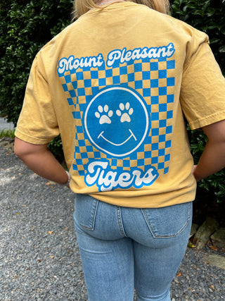 Checkered TIGERS Tee