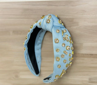 Blue Gem Headband