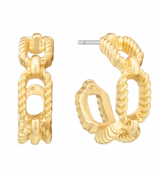 Gold Cooper Earrings