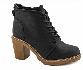 Broomstick Black Heel Boots