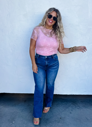 TAYLEN SPLIT HEM JEAN