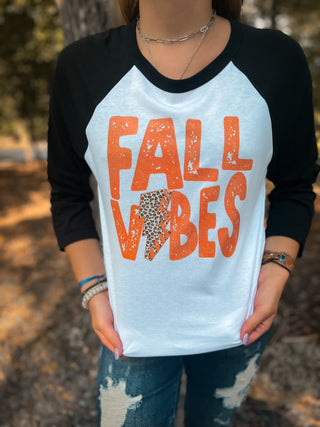 Fall Vibes Baseball Tee