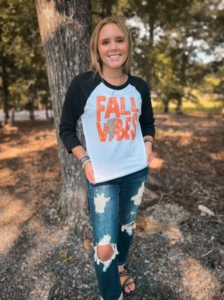 Fall Vibes Baseball Tee