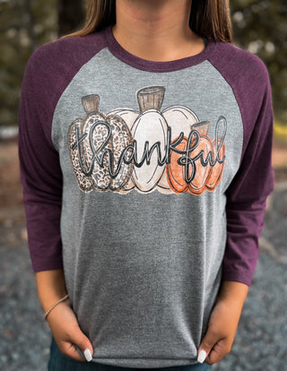 Thankful Baseball Tee
