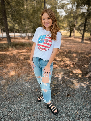 Flag Smiles Tee