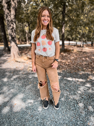 Daisy Pumpkin Tee