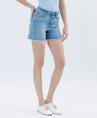 High Rise Boyfriend Shorts