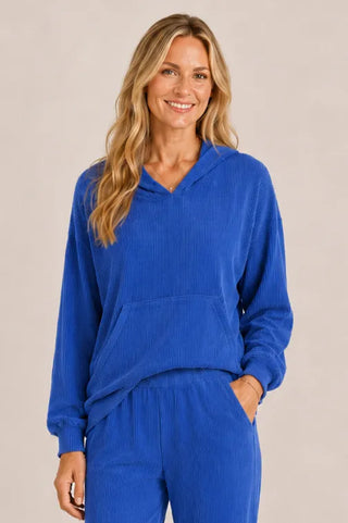 Royal Urban Ribbed Hoodie