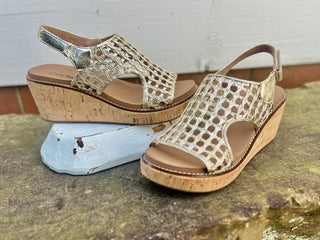 Carley - Gold Woven