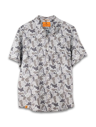 Mens Camo Button Down