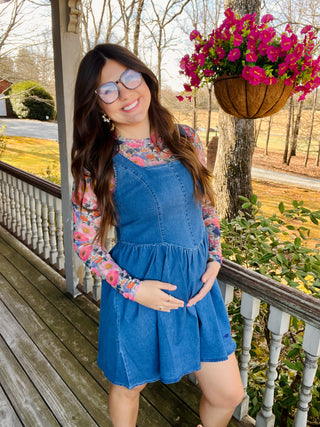 Baby Blue Denim Dress
