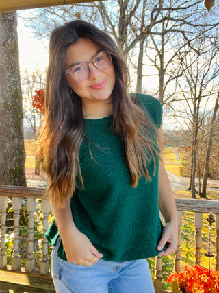 Hunter Oversized crew neck sweater vest