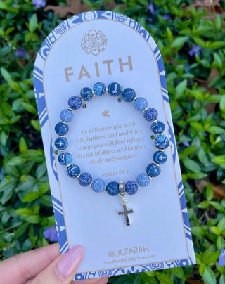 Faith Blue Bracelet