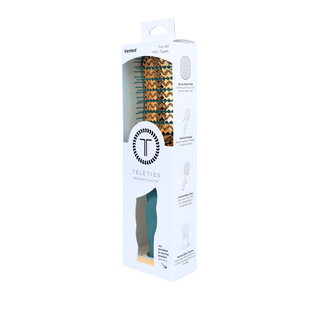 Vented Hair Brush - Teal With It