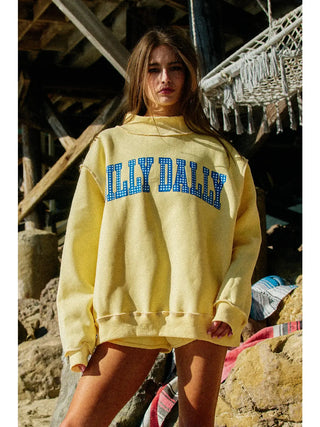 Dilly Dally Reversible Mock Neck